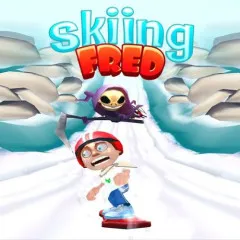 Skiing Fred